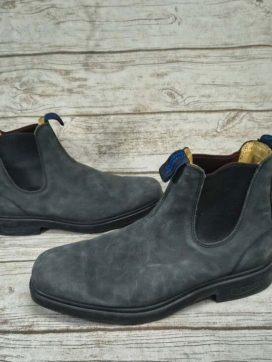 Blundstone Dress Chelsea Boots Rustic Black / Charcoal Nubuck - Men’s Size AU 10 main image 8